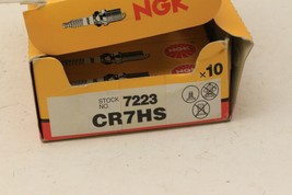 Lot of Six NGK Spark Plugs CR7HS Stock No. 7223 For Motorcycles - £18.42 GBP