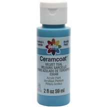 Ceramcoat Acrylic Paint 2oz-Velvet Teal 2000-3048 - £11.40 GBP