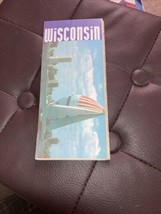 1987-1988 Official Wisconsin State Highway Transportation Travel Road Map-Box 6 - £6.40 GBP