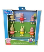 Peppa Pig Peppa&#39;s Adventures Peppa&#39;s Swim Time Set 6 Figures  *New - $17.00