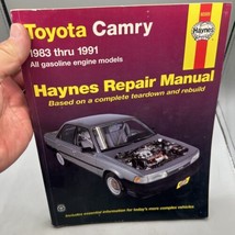 Repair Manual Haynes Toyota Camry 1983-1991 Gas Engine Models How To  Guide - $13.85