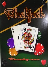 Blackjack 21 Cards Card Game Casino Gambling Metal Sign - £15.88 GBP