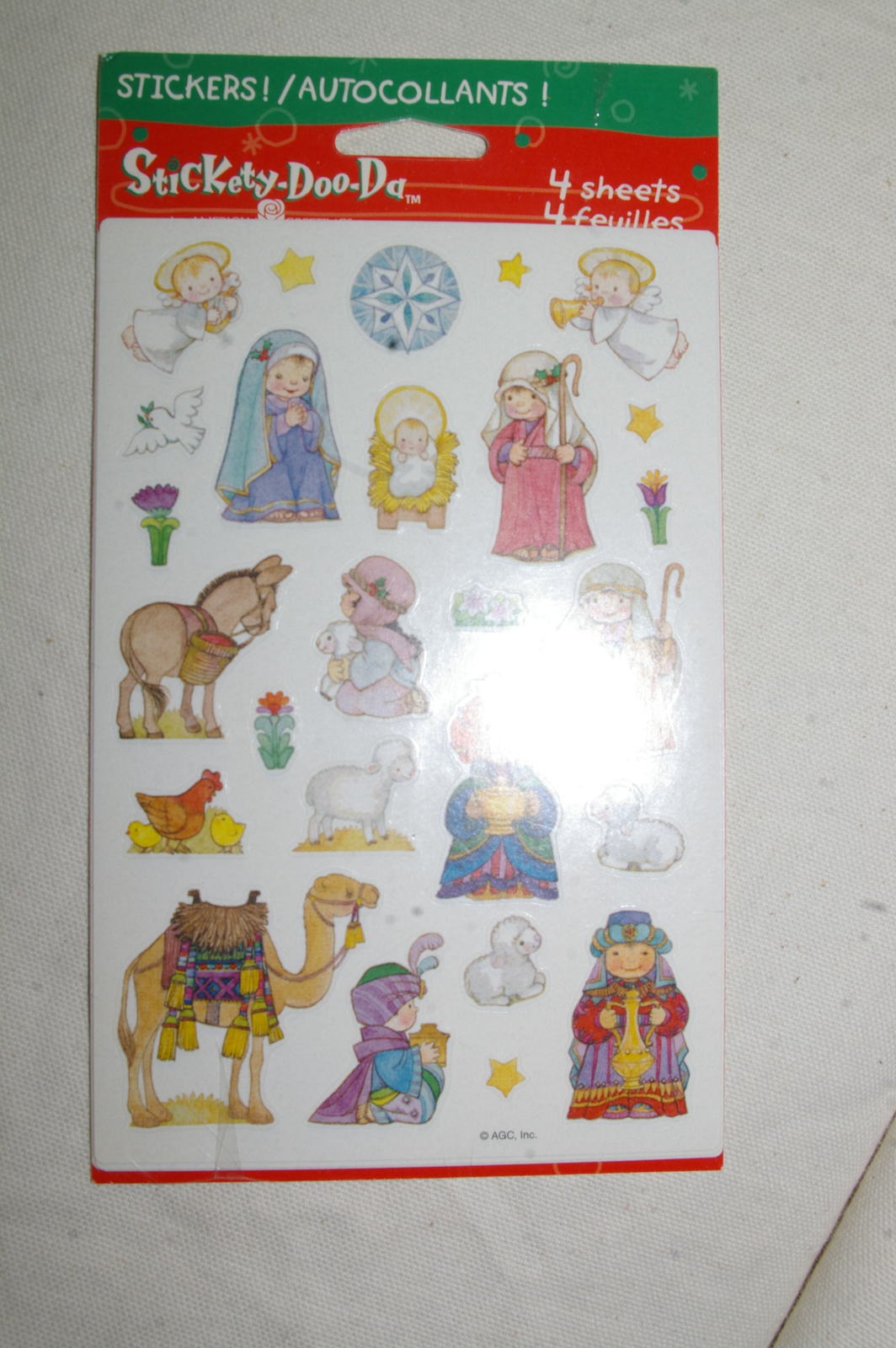 Vintage American Greetings Stickety-Doo-Da Stickers Nativity NEW - £3.97 GBP