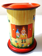 Elf House Moneybox ✱ Vtg Rare Child´S Piggy Bank Tin Toy Western Germany 70´s - $52.99