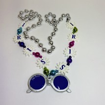 Mardi Gras Bead Necklace Krewe Of Iris 2020 Sunglasses New Orleans Louisiana 21&quot; - £12.45 GBP