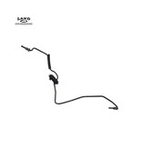 MERCEDES R230 SL-CLASS GENUINE PASSENGER RIGHT FRONT HARD BRAKE LINE TO ... - $49.49