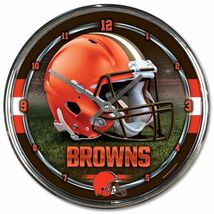 Cleveland Browns Chrome Clock - NFL - $578.70 MXN