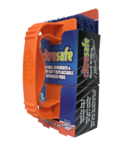 Citrusafe BBQ Grill Scrubber &amp; Heavy Duty Scrubber With 3 Pads - $205.09 MXN