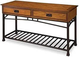 Modern Craftsman Distressed Oak Sofa Table By Home Styles - $256.99