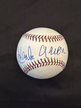 Hank Aaron Autographed Independence Day Baseball RARE JSA STICKER ONLY - £744.90 GBP