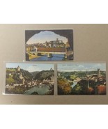 Vintage Lot Of 3 Fribourg Switzerland Postcards Carte Postale Bridge Alpes - £10.89 GBP