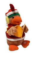 Musical Plush Singing Turkey Gobbling  Christmas song Jingle Bells &amp; Happy Year - £14.76 GBP