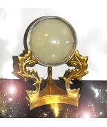 ANTIQUE CRYSTAL BALL AWAKENED CRYSTAL EXTREME POWERS OOAK MAGICK SCHOLARS  - $997.77
