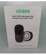 WINEES Video Doorbell Camera Security Wi-Fi Camera Doorbell with HD 1080... - $121.61 CAD