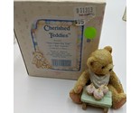 Cherished Teddies - Three Cheers For You - Age 3 Bear with Cupcakes #911... - £11.21 GBP