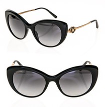 BVLGARI Le Gemme BV8141K Black Onyx Sunglasses 18K Gold Plated Edition 8141 - £489.85 GBP