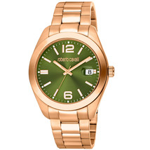 Roberto Cavalli Men&#39;s Classic Green Dial Watch - RC5G051M0065 - £134.03 GBP