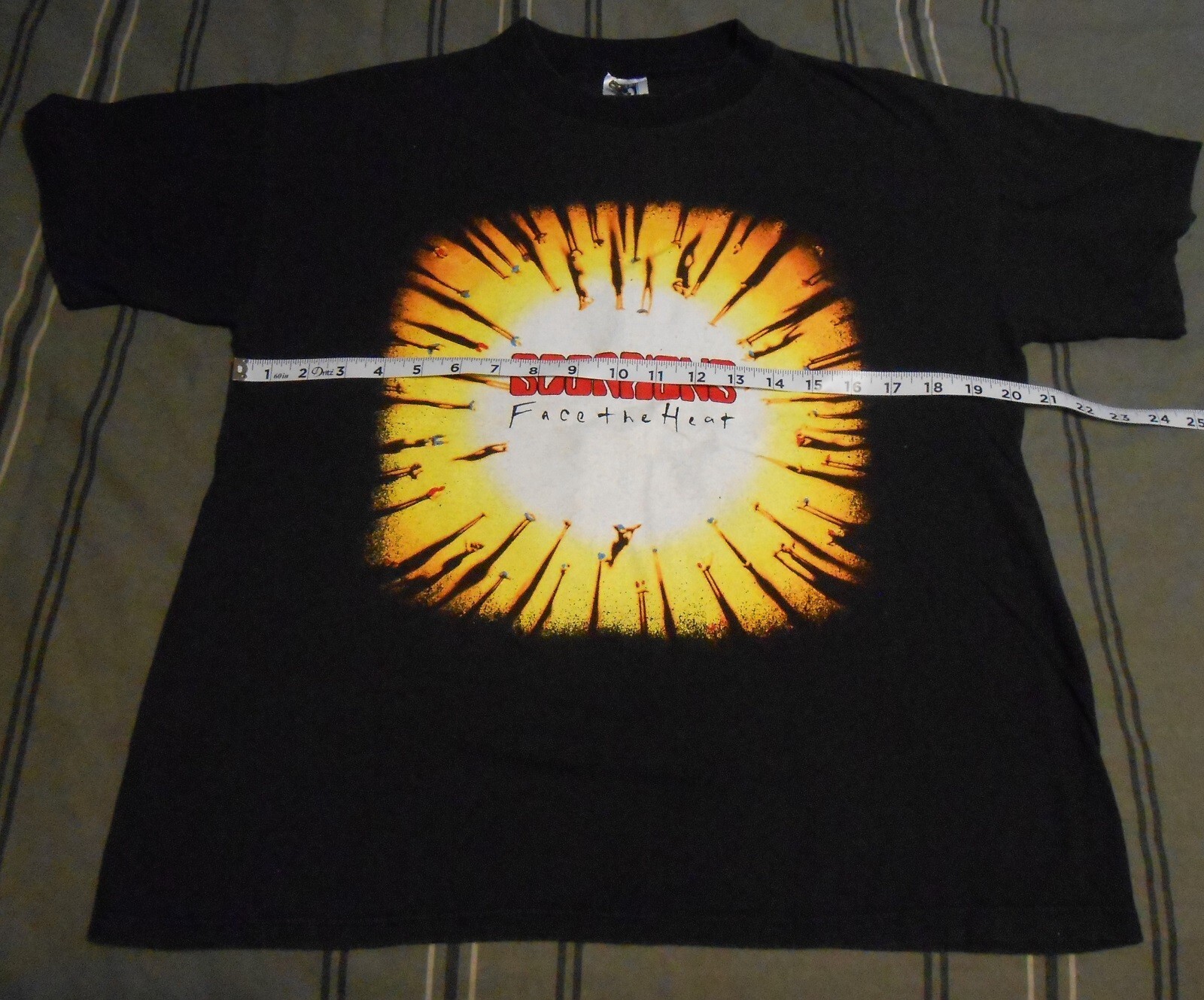 SCORPIONS Face The Heat Tour T-Shirt Short sleeve  Sz. L Item image 2