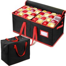 EIMMBD Christmas Ornament Storage Box 3-Tray Organizer with Dividers Black - €17,64 EIMMBD Christmas Ornament Storage Box 3-Tray Organizer with Dividers Black - €17,64 EUR