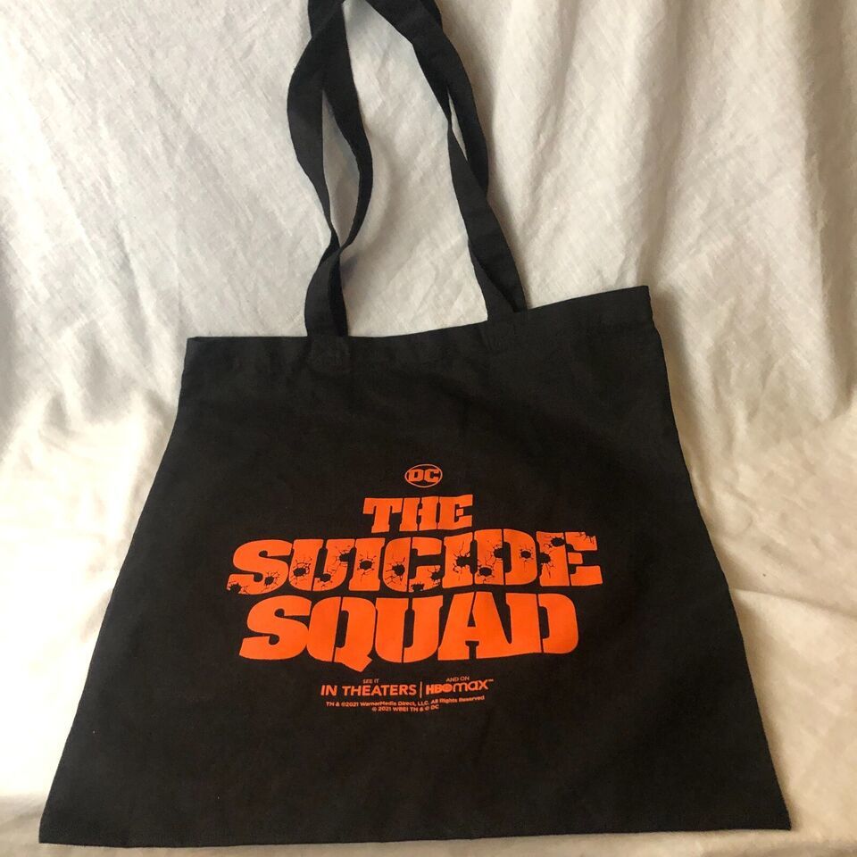 Official DC Comics The Suicide Squad Movie Logo Black Tote Bag - $7.00