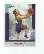 STEVE NASH (Phoenix Suns) 2009-10 PANINI ABSOLUTE MEMORABILIA CARD #9 - £3.91 GBP