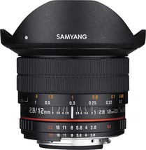 Samyang 12Mm F2.8 Ultra Wide Fisheye Lens For Nikon Dslr Cameras - Full Frame - £518.77 GBP