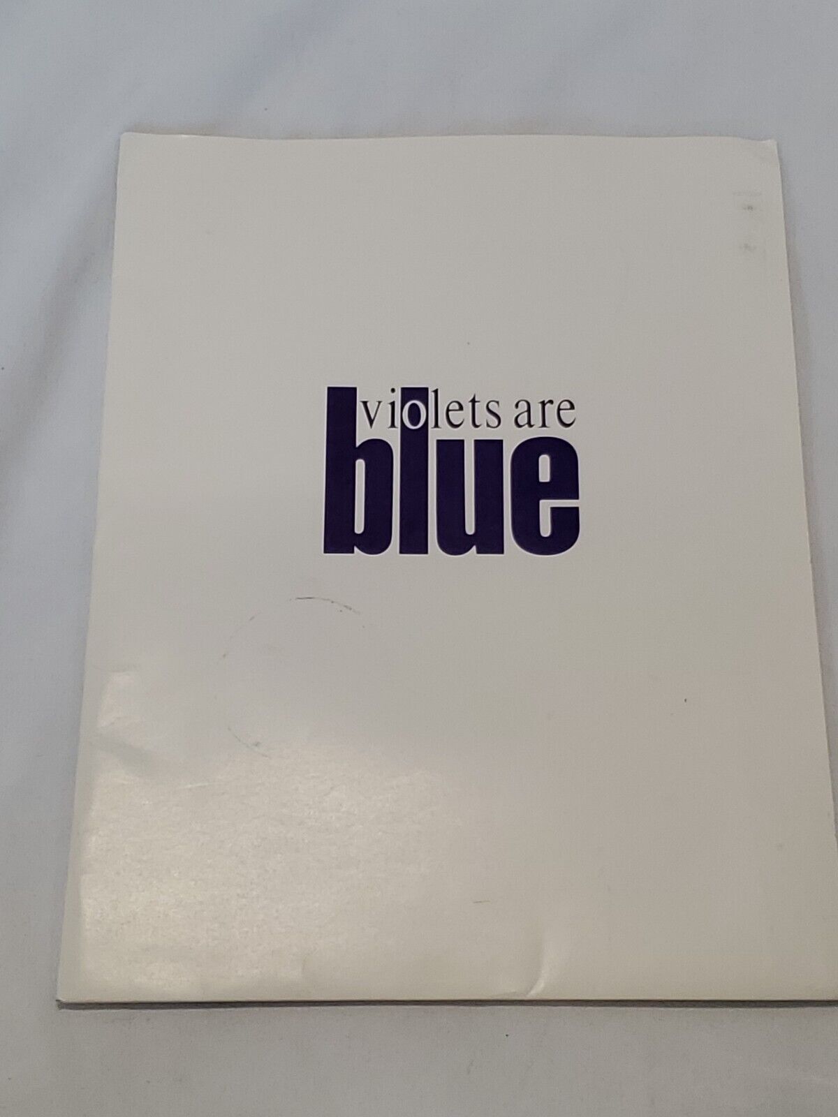 VINTAGE 1986 Violets Are Blue Press Kit Kevin Kline Sissy Spacek 199099