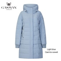 GASMAN Collection Hooded Warm Winter Coats Women High Quality Parka Long Coat Th - £95.89 GBP