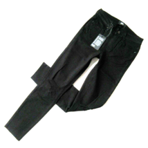 NWT Paige Verdugo Ankle in Black Domino Destructed Ultra Skinny Stretch Jeans 30 - £48.15 GBP