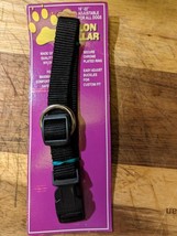 Adjustable 16 - 22 Inches Black Nylon Dog Collar - $73.98 MXN