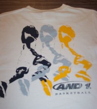 Vintage AND1 BASKETBALL T-Shirt White Size 8 YOUTH SMALL - £11.76 GBP