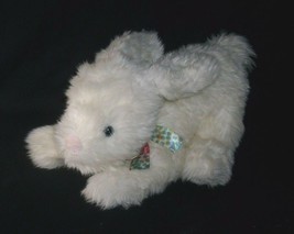 11&quot; Gund Baby White Easter Bunny Rabbit Bow Stuffed Animal Plush Toy Soft Lovey - £18.98 GBP