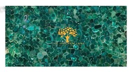 Green Agate Stones Slab/table top ,Dining Table, Center Table, Gemstone Table - £1,468.69 GBP