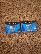 X2 SONY DV Premium 60 Min DVC DVM60PRL Digital Video Cassette Tape New &amp;... - $363.96 MXN