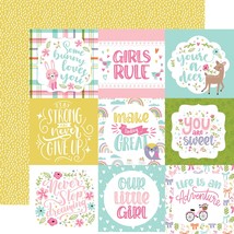 All About A Girl Double-Sided Cardstock 12&quot;X12&quot;-4&quot; - £17.82 GBP