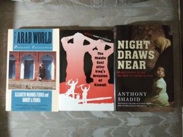 3 Middle East Books Nonfiction Arab World Iraq Invasion Kuwait Night Draws Near - £21.01 GBP