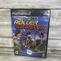Theme Park Roller Coaster  (Sony PlayStation 2, 2000) PS2 w/ Case - $7.99
