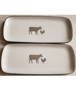 Tabletops Unlimited Gallery 2 Skinny Serve Trays &quot;Modern Farmhouse&quot; New ... - $51.29 CAD