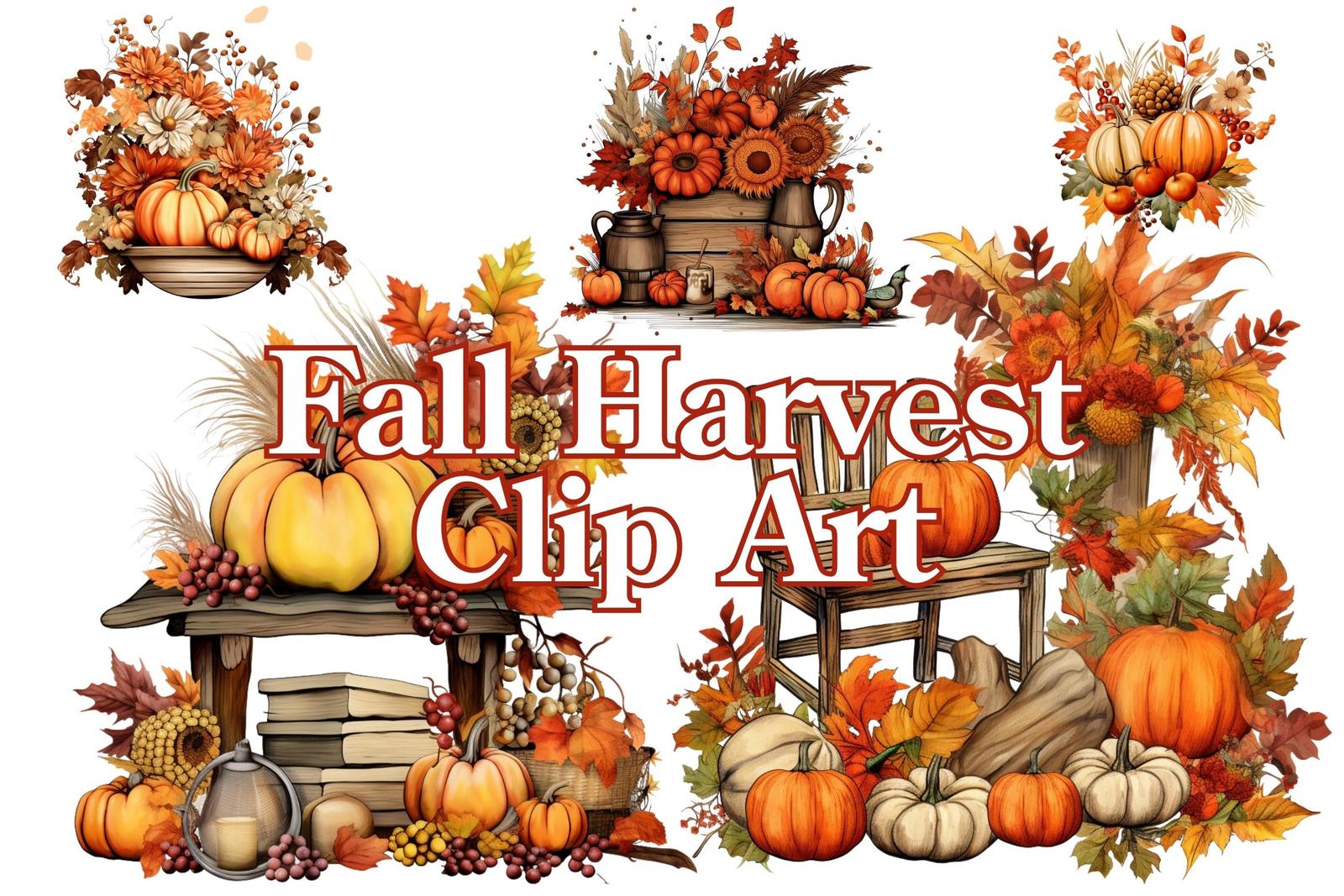 About Fall Harvest Clip Art Collection 3 - $4.44