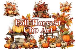 About Fall Harvest Clip Art Collection 3 - £3.54 GBP