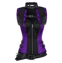 Aksel steampunk corset with side buckle 08a thumb200