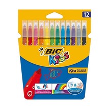 BiC Kids Couleur Felt Tip Pens with Medium Nib - Assorted Colours, Pack ... - $8.00