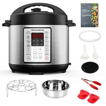 Pressure Cooker: 6 Qt Stainless Steel Electric Instant Pot W/ 14 Modes - £102.43 GBP