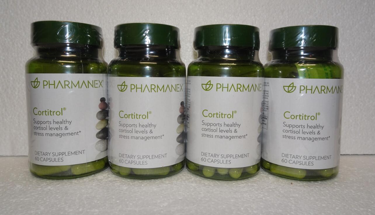 Primary image for Four pack: Nu Skin Nuskin Pharmanex Cortitrol 60 Capsules SEALED x4