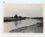 Grand River Looking Upstream Village of York Ontario Photo 1940 - £22.22 GBP