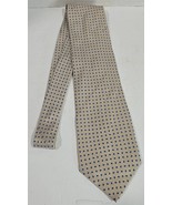 Izod Tan Blue Pattern Multicolor Silk Mens Necktie Neck Tie - $25.80 CAD