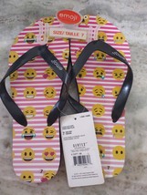 Emoji Size 7 Flip Flops - $13.38 CAD