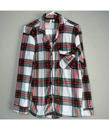 JoySpun soft plaid pajama set size large - $10.78