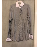 Daniel Ellissa Long Sleeve striped shirt Men&#39;s size 16.5 36-37Ships N 24h - $855.37 MXN