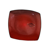 Hometrends  Serving Red Tuscan Square Hand Crafted Plate 10.5”-Decorativ... - $30.20
